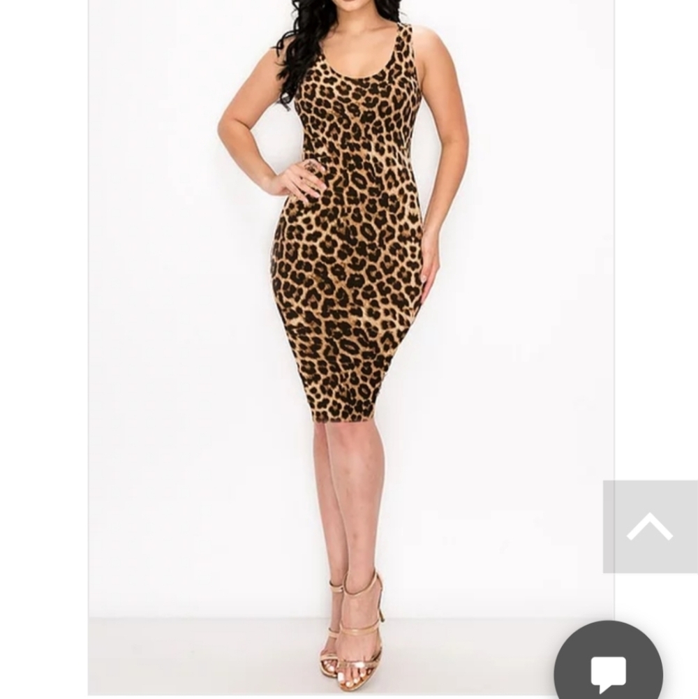 Leopard print dress